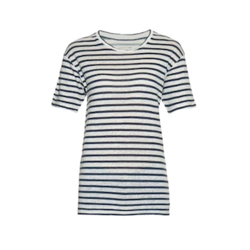 ISABEL MARANT Etoile Striped Linen Tee